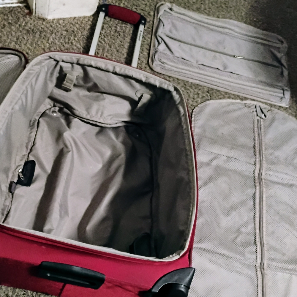 Red Travel Suitcase